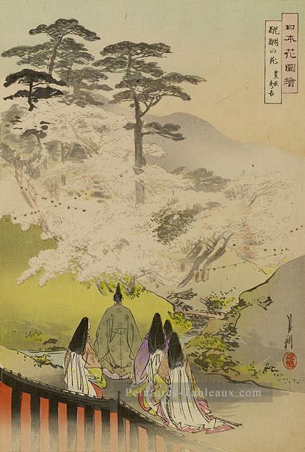 Nihon Hana ZUE 1896 5 Ogata Gekko ukiyo e Peintures à l'huile